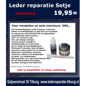 Leder reparatie setje