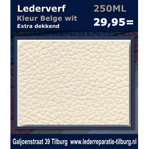 Lederverf Beige wit 250ml