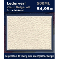 Lederverf Beige wit 500ml
