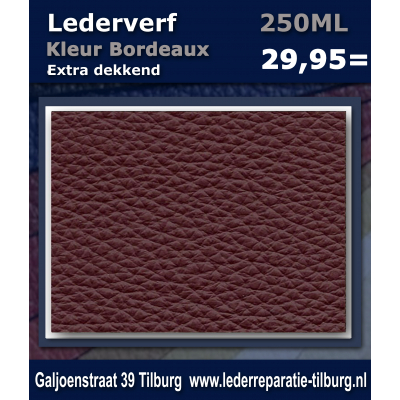 Lederverf Bordeaux 250ml