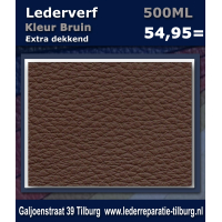 Lederverf Bruin 500ml