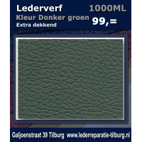 Lederverf donker groen 1000ml