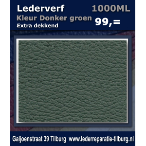 Lederverf donker groen 1000ml