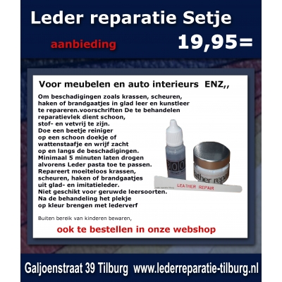 Leder reparatie Setje