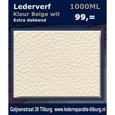 Lederverf Beige wit 1000ml