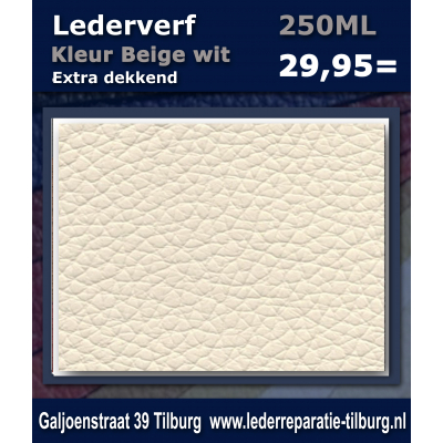 Lederverf Beige wit 250ml