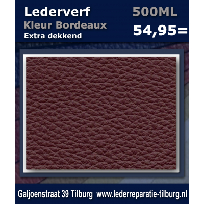 Lederverf Bordeaux 500ml