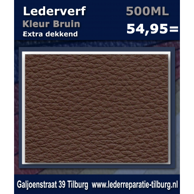 Lederverf Bruin 500ml