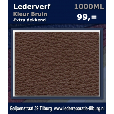 Lederverf Bruin 1000ml