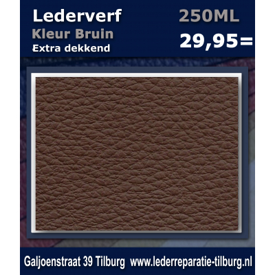 Lederverf Bruin 250ml